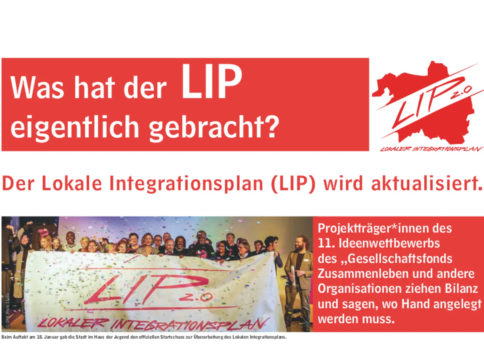 Screenshot der Titelseite