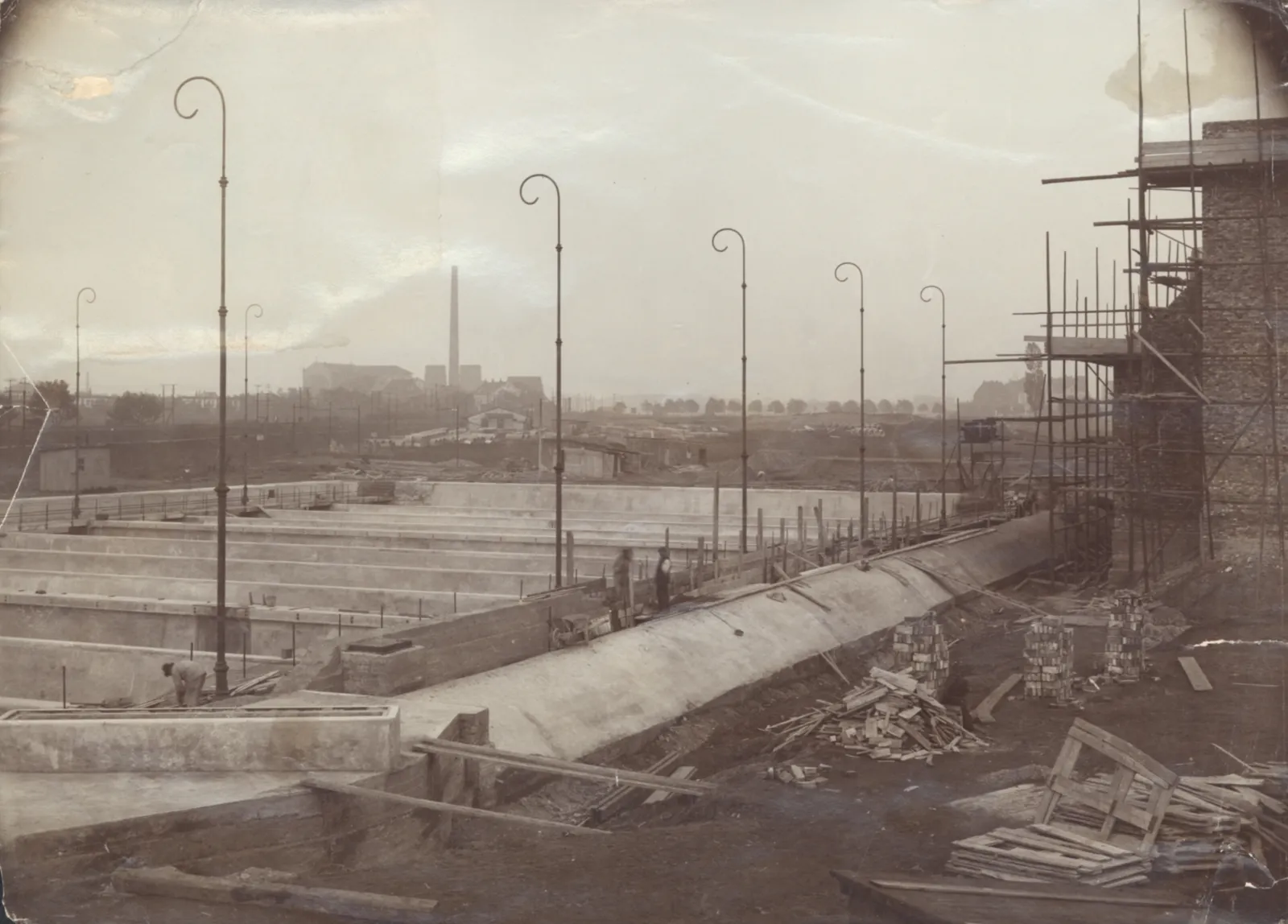 Kläranlage Hannover-Herrenhausen um 1907