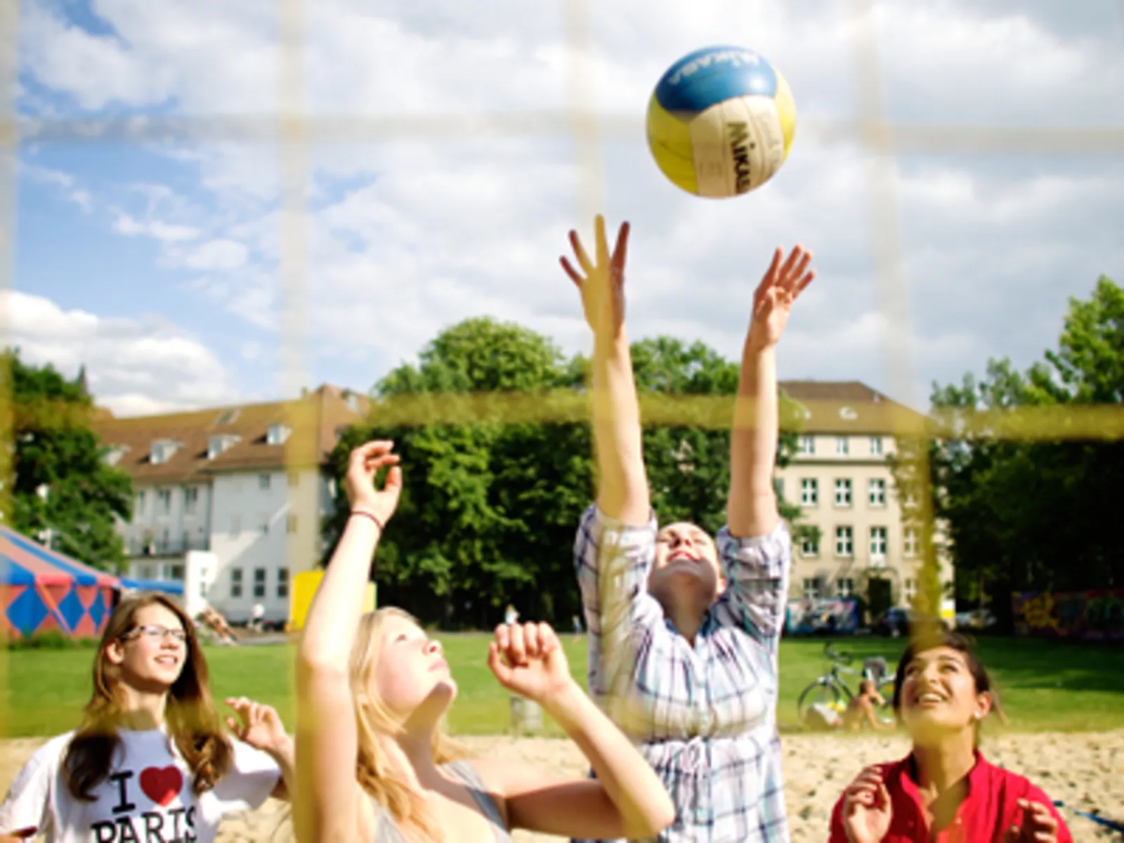 Beachvolleyball am Haus der Jugend