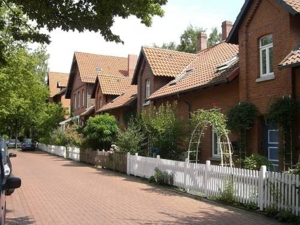 Foto von Häusern der Arbeitersiedlung "Döhrener Jammer"