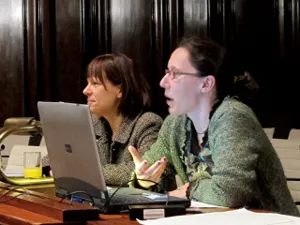 Dr. Silke Mardorf und Anne Kehrein