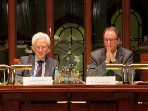 B&uuml;rgermeister Bernd Strauch und Dr. Frank Herbert