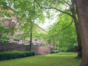 Der Park am Pflegezentrum Heinemanhof