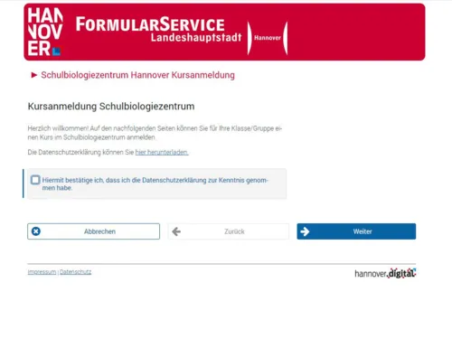 Oberfl&auml;che einer Internetseite.