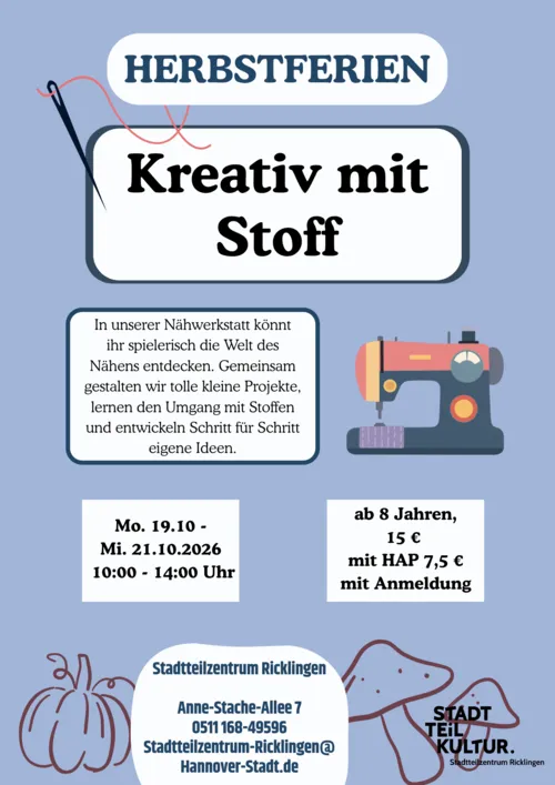 Kreativ mit Stoff