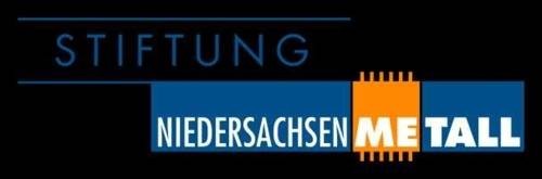 Logo mit der Schrift Stiftung Niedersachsen Metall