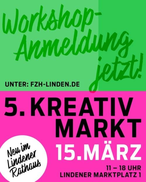 Kreativmarkt - Workshops