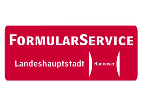 Grafik mit dem Begriff: "FormularService Landeshauptstadt Hannover"