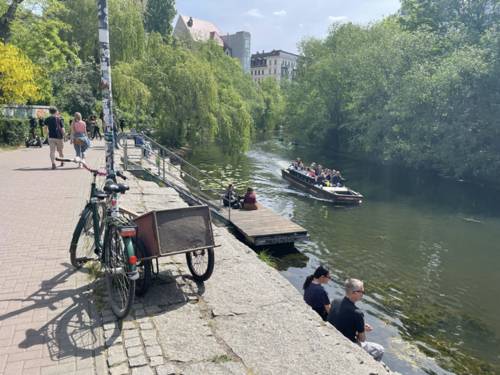 Der Karl-Heine-Kanal in Leipzig