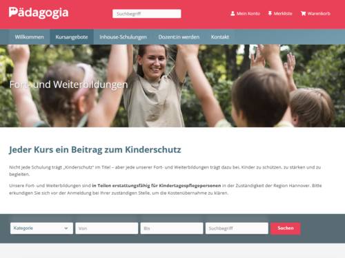 Vorschau auf die Kursangebote auf paedagogia.de