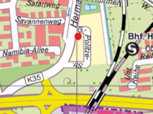 Stadtkartenausschnitt Günter-Politze-Straße