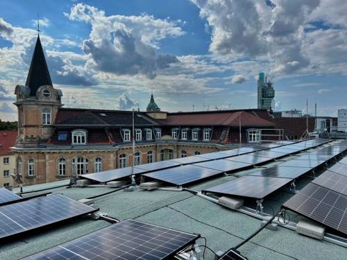 Photovoltaikanlage auf einem Dach