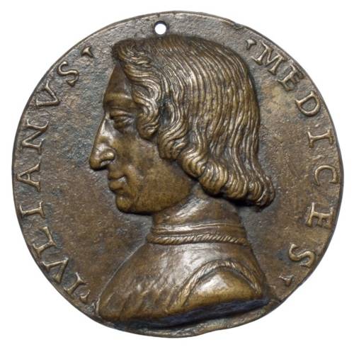 Porträtmedaille des Giuliano de‘ Medici von Niccolò Fiorentino