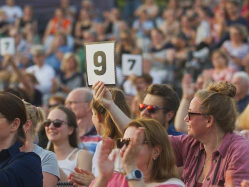 Publikum beim Poetry Slam