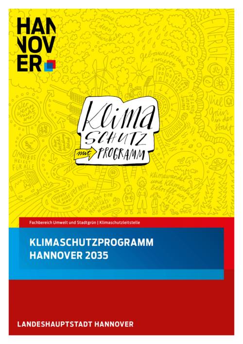 Titelseite Klimaschutzprogramm Hannover