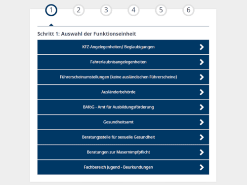 Screenshot einer Internetseite