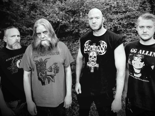 Die vier Musiker der Band.