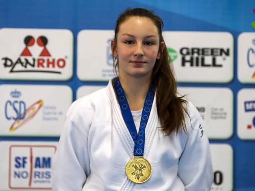 Anna Monta Olek, Judoka (bis 78 kg), die 2025 bei den Welt- und Europameisterschaften jeweils die Silbermedaille gewann.