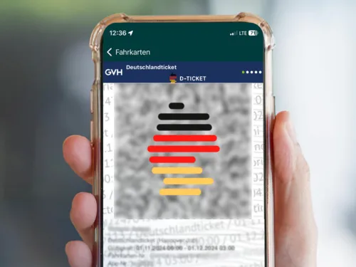 Handy mit Deutschlandticket