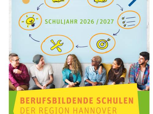 Schriftzug "Berufsbildende Schulen der Region Hannover Schuljahr 2026/2027".