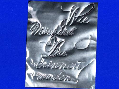 Ausstellung: Wie möchtest du erinnert werden