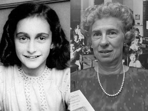 Eva Schloss und Anne Frank