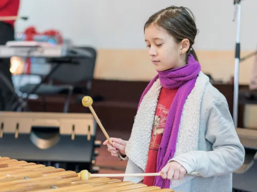 Stabspiele: Glockenspiel, Xylophon, Metallophon