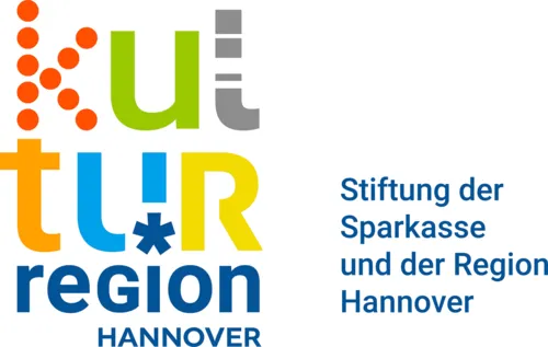 Logo mit der Aufschrift Kulturregion Hannover Stiftung der Sparkasse und der Region Hannover