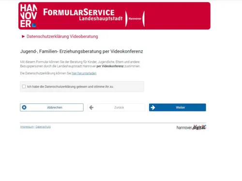 Oberfl&auml;che einer Internetseite.
