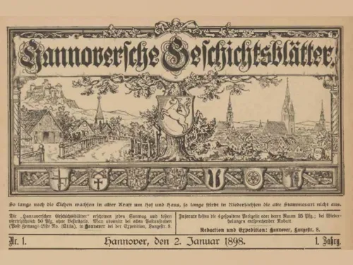 Die Hannoverschen Geschichtsblätter erscheinen seit 1898