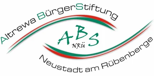 Logo mit der Schrift Altrewa Bürgerstiftung Neustadt am Rübenberge und den Buchstaben A B S N R Ü