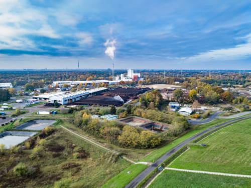 AHA Deponie Lahe, Luftbild