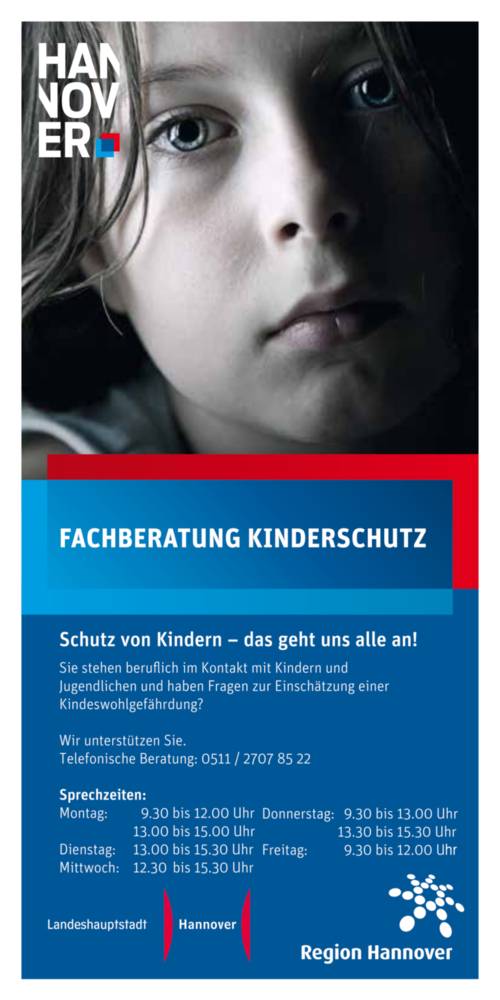 Vorschau auf den Flyer Fachberatung Kinderschutz
