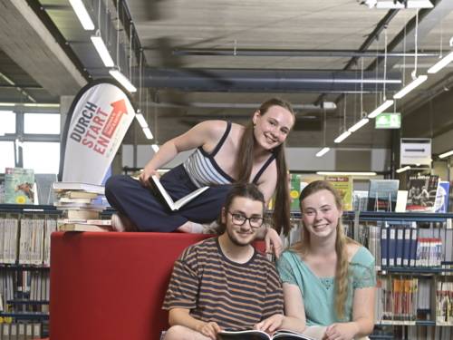 Auszubildende der Stadtbibliothek Hannover