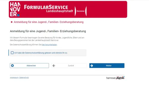 Oberfl&auml;che einer Internetseite.