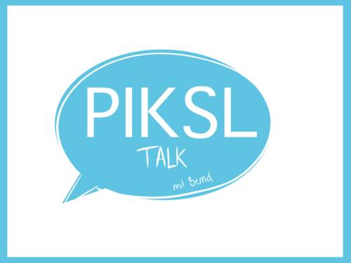Das Logo der Veranstaltungsreihe PIKSL Talk des PIKSL Labors Hannover