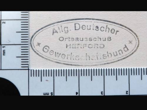 Stempel des Allgemeinen Deutschen Gewerkschaftsbunds
