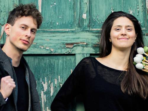 Die Musiker Lucas Campara-Diniz und Vivi Vassileva