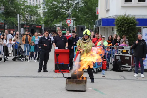 Feuerlöschübung