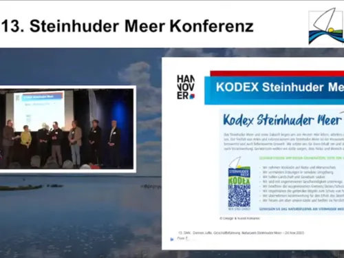 Vorschau auf den Livestream der 13. Steinhuder Meer Konferenz.