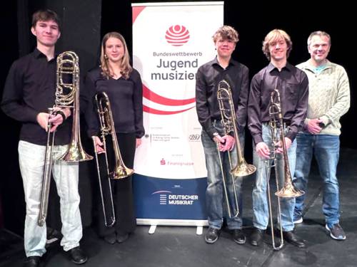 Bundeswettbewerb „Jugend musiziert“ 2026: Posaunenquartett