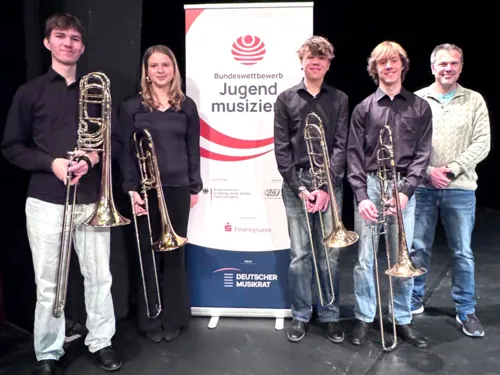 Bundeswettbewerb „Jugend musiziert“ 2026: Posaunenquartett