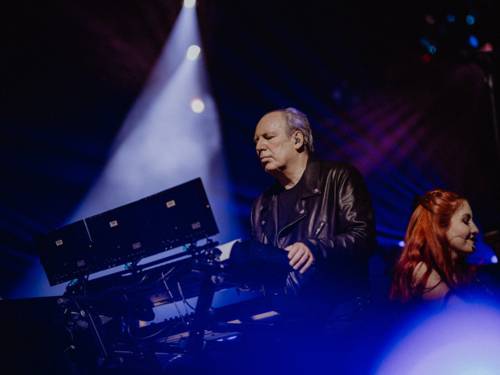 Der deutsche Filmkomponist Hans Zimmer bei einem Live-Auftritt