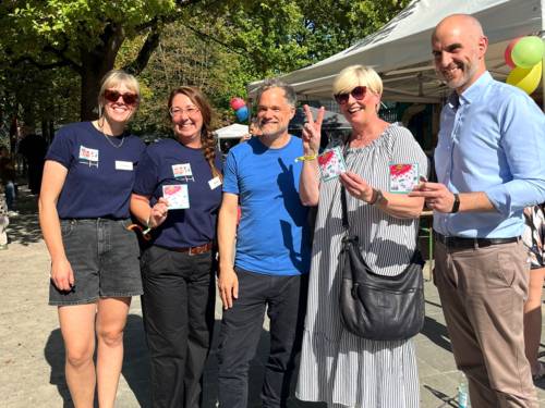 Vorstellung des Mini-Buchs beim Weltkindertag 2025