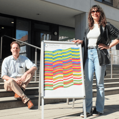WeltPavillon-Projektteam: Stephan Sasse und Beata Nitschke