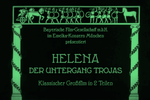 Standbild aus dem Film "Helena" (1924)