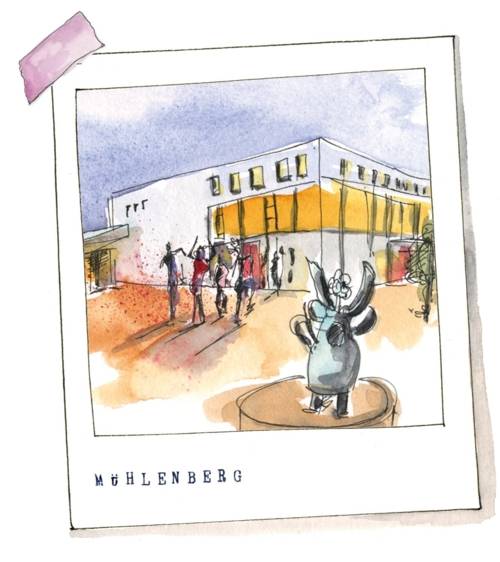 Urban Sketch Hopping - Mühlenberg