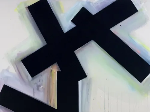 Lienhard von Monkiewitsch, Ohne Titel, 2020, Öl-Dispersion auf Leinwand, 280 x 200 cm