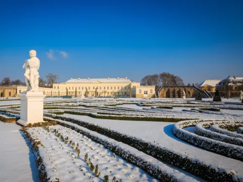Herrenh&auml;user G&auml;rten im Winter