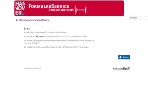 Oberfl&uuml;che einer Internetseite.